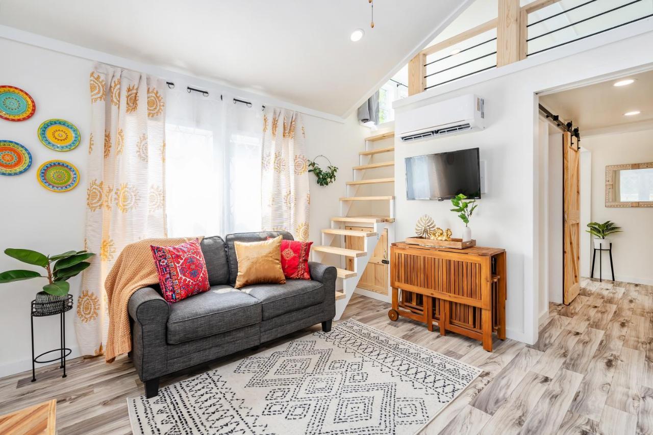 5 Cozy Casita Lux Tiny House, Firepit, 5 Mins To Downtown 군터스빌 외부 사진